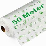 OFIXO 50 Meters Food Wrapping Paper Roll - Premium Non-Stick Butter Wrapping Paper. Food Wrapping Paper