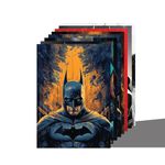 Livizy Set of 8 Batman Series Posters Wall Stickers Wall Decor Poster for Room | Size : 8 in X 11.5 in | 300 GSM Wall Stickers