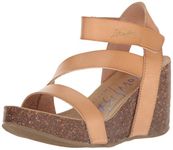Blowfish Women's Hapuku Wedge Sandal nude dyecut 6.5 Medium US