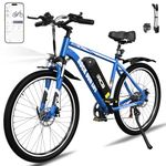 RCB 26-inch Electric Bike, RK15 City E-Bike, Adult EBike, 250W Motor, 7 Speed, 36V 10.4Ah Removable Battery, Range 35-90km
