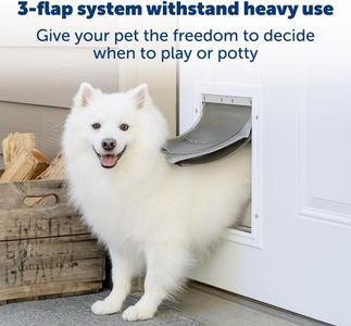 PetSafe Medium Aluminum Pet Door – Durable Dog & Cat Access