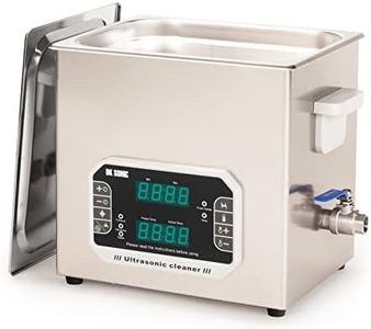 DK SONIC 10L Professional Ultrasonic Cleaner with Heater and Timer, Laboratory Ultrasonic Cleaner Multiple Cleaning Modes, Ultrasonic Cleaning Machine for Jewelry, Carburetors, Cosmetic Brushes 220V
