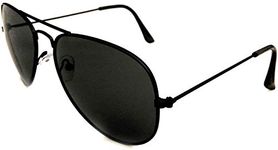 Barbarik Aviator Sunglasses (Black)