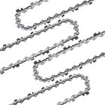 O-CONN 4 Pack 8 Inch Pole Saw/Chainsaw Chain 3/8" LP Pitch .050'' Gauge 33 Drive Links Fits Chicago, Earthwise, Greenworks, Sun Joe and more