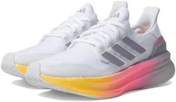 adidas Women's Ultraboost 5 Running Sneaker, White/Glory Grey/Lucid Pink, 8