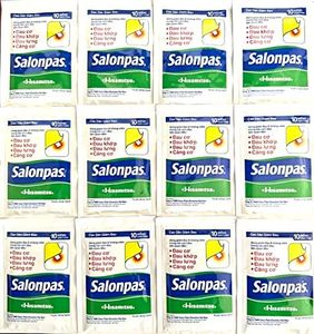 120pcs/ Hisamitsu Salonpas Pain Patch Herbal Menthol Self Adhesive Medical Pain Relief Patch for Sore Muscles, arthritis