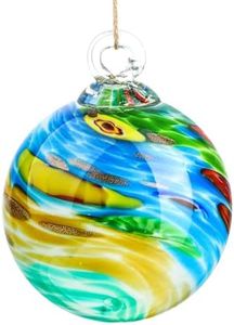 6" Garden Hanging Friendship Balls Gazing Balls Window Outdoor Witch Ball Hand-Blown Glass Ornament