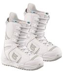 Burton Coco Cocco Linered Snowboard Boots - White, Women's 7-8 (White 2nd, Womens 7)