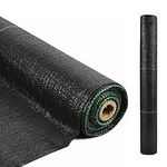 LITA 10M x 1M Wide Weed Barrier Control Fabric Ground Cover Membrane Garden Landscape Driveway Weed Block Nonwoven Heavy Duty 125gsm Black, 1 Pack