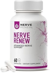 NERVE RENEW Advanced Nerve Support - Natural Nerve Discomfort Support with R-Alpha Lipoic Acid and Vitamin B Complex - 60 Capsules - Antioxidant Potency, Fast-Acting Formula