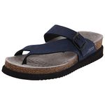 Mephisto Women’s Helen Thong Sandal,Navy Nubuck,8 M US