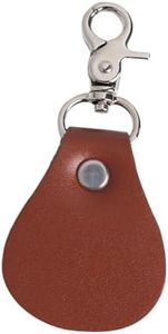 Raprance Fly Fishing Line Straightener and Cleaner, 2-in-1 Leader Tool with Brown Leather Case, Metal Clip Attachment