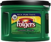 Folgers Classic Roast Decaffeinated Ground Coffee, 22.6 Ounce (Pack of 3)