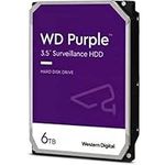 Western Digital 6TB WD Purple Surveillance Internal Hard Drive HDD - SATA 6 Gb/s, 256 MB Cache, 3.5" - WD63PURZ