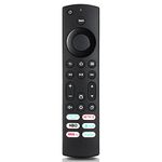 AZMKIMI Universal Remote Compatible with Toshiba Fire TVs and Insignia Fire/Smart TVs with Prime Video, Netflix, HBO, Vue, ImdbTV and Hulu Shortcut Buttons