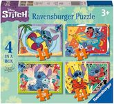 Ravensburger Disney Stitch Jigsaw Puzzles for Kids Age 3 Years Up - 4 in a Box (12, 16, 20, 24 Pieces) - Educational Toys and Games for Children