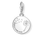 Thomas Sabo Women Charm Pendant Dandelion Wishes Come True Charm Club 925 Sterling Silver 1457-051-21