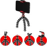 JOBY GorillaPod Starter Kit, Versatile Mini Flexible Tripod with Universal Smartphone Clamp, GoPro Mount, Torch Light Mount, Quick Release Plate, Universally Compatible, Watch FIFA World Cup , Black