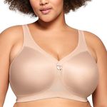 Glamorise Full Figure Plus Size MagicLift Active Support Bra Wirefree #1005