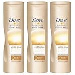 3x Dove Nourishing Body Care Self Tanning Lotion 250ml each Fair to Medium