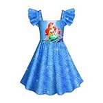 Mermaid Princess Dress Toddler Girl