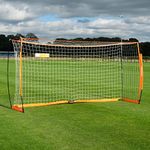 PROGOAL Football Goal with Carry Bag - Indoor & Outdoor Portable Football Goals & Football Net Football Training Equipment with Carry Bag & Anchors. (12ft x 6ft)