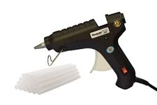 THEMISTO - built with passion Glue Gun With Glue Sticks 40W Hot Melt With Anti Drip For Arts And Crafts,Diy Projects|Leak Proof Glue Gun With Strong Gumming Glue Sticks(10 Pc Glue Sticks,Black)