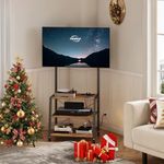 HOOBRO Rolling TV Stand with Mount 