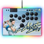 Razer Kitsune - All-Button Optical Arcade Controller for PS5 and PC (Precise Quad Movement Button Layout, Razer Low-profile Linear Optical Switches, Slim, Portable Form Factor) Chun-Li Ed.