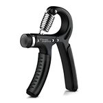 Fitness Mantra® Weight Adjustable Hight Quality Hand Gripper for Men & Women |Hand Grip|Finger Exerciser|Power Gripper|Hand Exerciser Equipment|Hand Strengtheners| Color Black| 10KG-40KG|