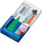 Curaprox Ortho Box - 5460 Ortho Toothbrush, Single Toothbrush, Interdental Toothbrush 07,14 & 18, Interdental Toothbrush Holder & Ortho Wax.