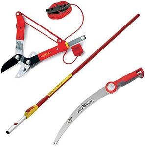 Wolf Garten Telescopic Handle ZMV4 Multi Change RCM Loppers PC370MS Pruning Saw