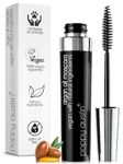 Poppy Austin - Vegan Mascara Black Volume And Length Waterproof - Gentle, Hypoallergenic Volumising Mascara, Organic & Cruelty Free All Natural Organic Mascara For Sensitive Eyes (8 Grams)