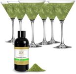 Lux Life Edible Glitter for Drinks – 100% Natural Ingredients, Made in USA – Food Grade Brew Drink Glitter for Wine, Cocktails, Champagne, and Beverages – Gluten Free & Vegan (28g, Green)