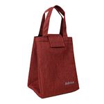 ADIRSA LB3035 Maroon Insulated Lunch/Tiffin Bags Storage for Women, Men,Work, Student, Kids to School, Thermal Cooler Tote Bag, Picnic Organizer Portable Storage Lunch Boxes