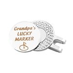 Daddy Grandpa Gift Daddy’s/Grandpa's Lucky Marker Golf Ball Marker Gift (Grandpa Clip CA)