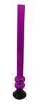 Metier 24 Inch Water Pipe Acrlic Bong Compact Durable Smoking Waterpipe Bong Portable Hookah Tall Transparent Purple 2 Bulb Acrylic Waterpipe Bong. Tube Diameter 4cm