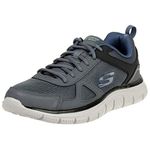 Skechers Men's Track Running Shoes, Grey, 9 UK