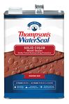 Thompson’s WaterSeal Solid Color Waterproofing Wood Stain and Sealer, Sedona Red, 1 Gallon