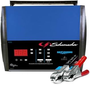 Schumacher SC1359 Fully Automatic Battery Charger, Maintainer, and Auto Desulfator with Battery Detection - 15 Amp/3 Amp, 6V/12V - For Cars, Trucks, SUVs, Marine, RVs