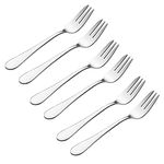 Viners Select 18.0 Stainless Steel Pastry Folks, Set of 6