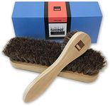 Premium Horsehair Shoe Shine Brush and Polish Applicator Set | Shoe Shining Bristle Brushes and Dauber Kit