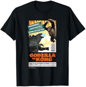 Godzilla vs Kong - Titan-Vision Retro Poster T-Shirt