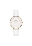 Daniel Wellington Classic Petite Analog White Dial Women's Watch - DW00100189