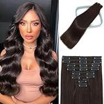 MIBOLT Clip in Hair Extensions Real