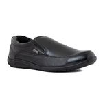Khadim's British Walkers Black Leather Loafers Formal Shoe for Men (5053236)