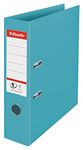 Esselte No.1 Lever Arch File, 500 Sheet Capacity, 75mm Spine, Light & Strong A4 Folder, Home/Office Use, Embossed Pattern, Colour'Breeze Range, Blue, 626504