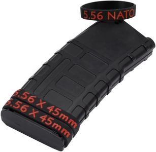 Ideagle 5.56 Magazine Marking Bands, 10 Pack 556 NATO Mag Bands 5.56×45mm