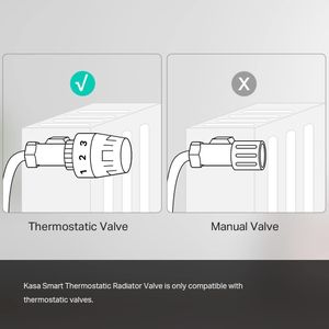 TP-Link Kasa Smart Radiator Valve – WiFi Thermostatic Heating Control