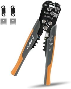 3-In-1 Multi Self Adjusting Wire Stripper/Cutter/Crimper - 8-Inch Universal Wire Stripper for Wire Stripping, Cable Cutting, Crimping Tools from 10 AWG to 24 AWG